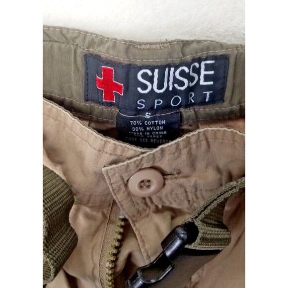 Suisse Sport Vintage Cargo Belt Men's S multiple pockets zip hook eye closure - Picture 9 of 13